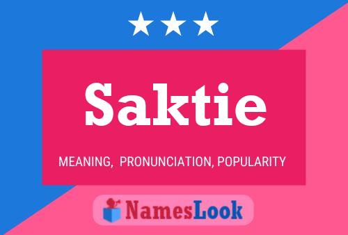 Poster del nome Saktie