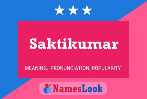 Poster del nome Saktikumar