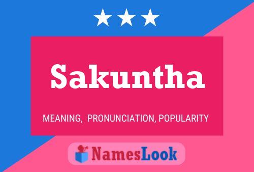 Poster del nome Sakuntha