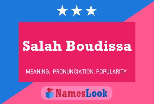 Poster del nome Salah Boudissa