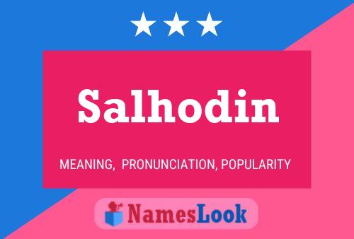 Poster del nome Salhodin