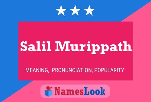 Poster del nome Salil Murippath