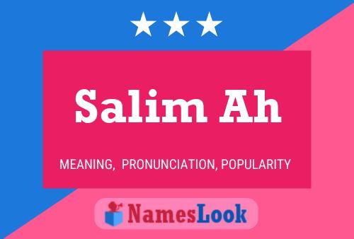 Poster del nome Salim Ah