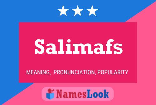 Poster del nome Salimafs