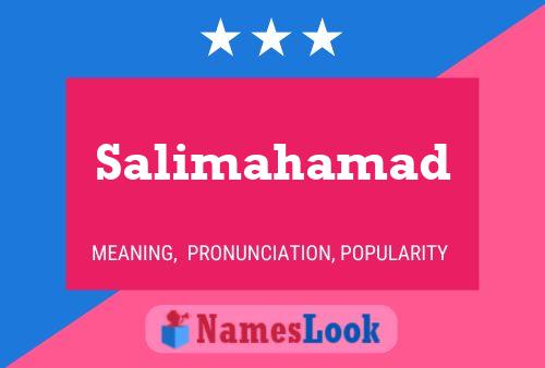 Poster del nome Salimahamad