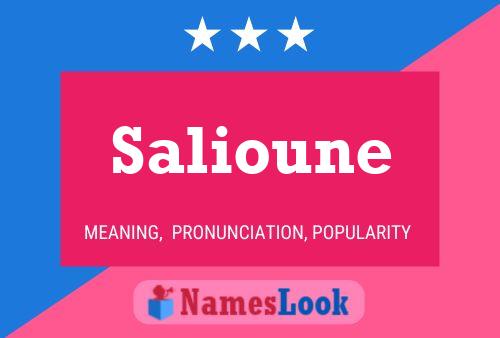 Poster del nome Salioune