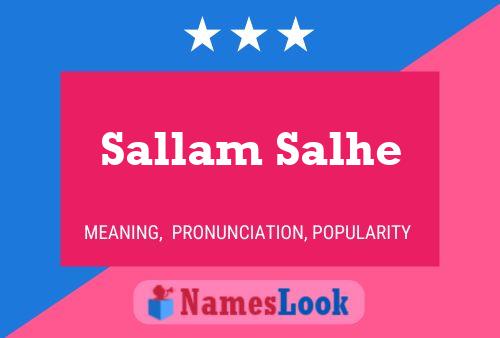 Poster del nome Sallam Salhe