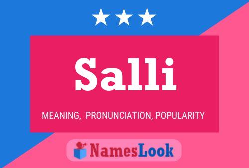 Poster del nome Salli