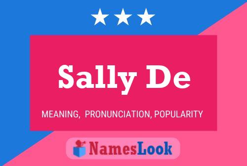 Poster del nome Sally De