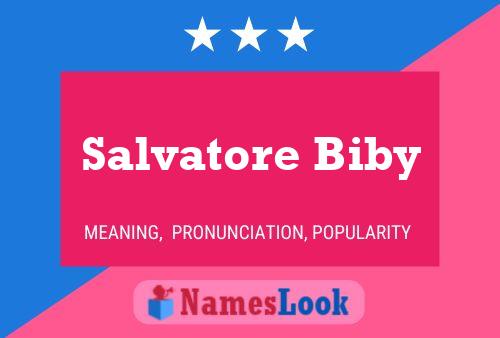 Poster del nome Salvatore Biby