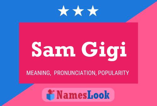 Poster del nome Sam Gigi