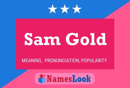 Poster del nome Sam Gold