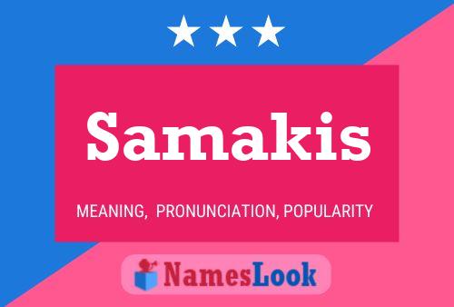 Poster del nome Samakis