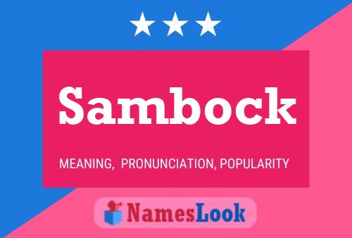 Poster del nome Sambock