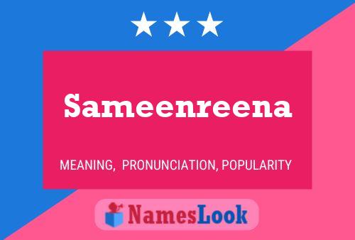 Poster del nome Sameenreena