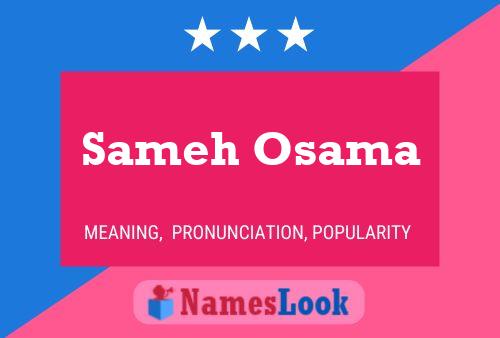 Poster del nome Sameh Osama