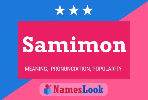 Poster del nome Samimon