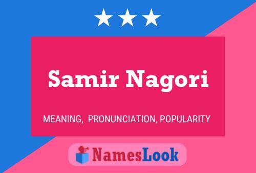 Poster del nome Samir Nagori