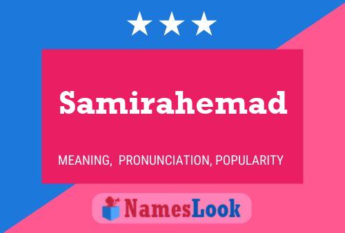 Poster del nome Samirahemad