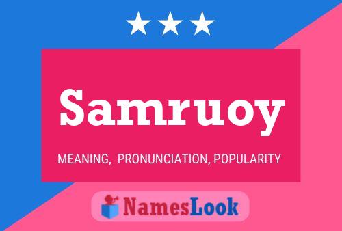 Poster del nome Samruoy