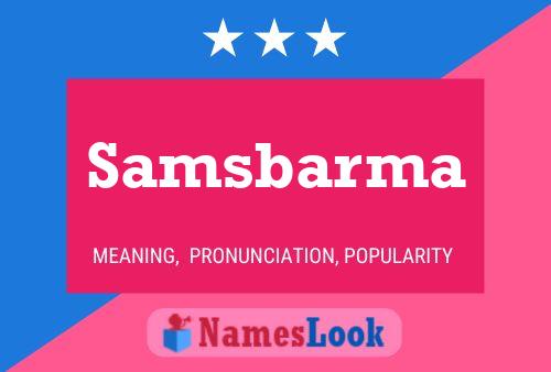 Poster del nome Samsbarma