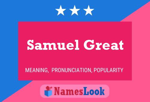 Poster del nome Samuel Great