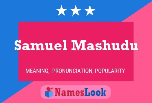 Poster del nome Samuel Mashudu