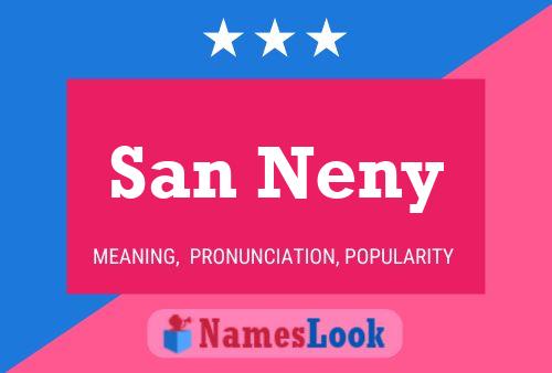 Poster del nome San Neny