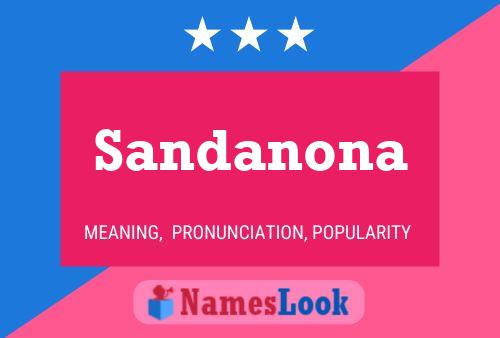 Poster del nome Sandanona