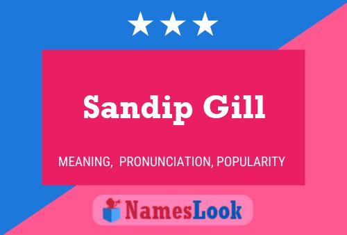 Poster del nome Sandip Gill