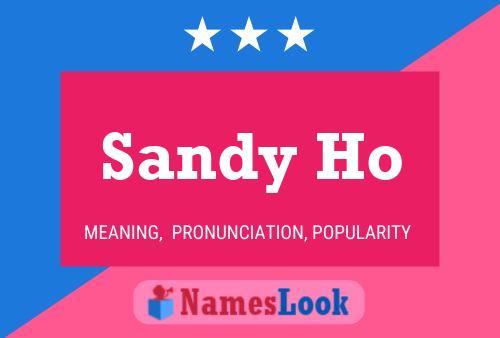 Poster del nome Sandy Ho