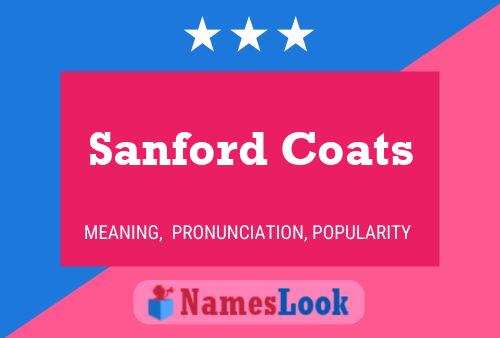 Poster del nome Sanford Coats