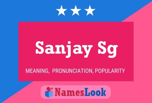 Poster del nome Sanjay Sg