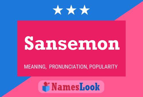 Poster del nome Sansemon