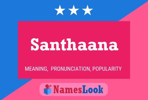 Poster del nome Santhaana