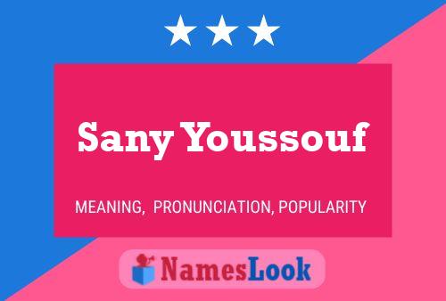 Poster del nome Sany Youssouf