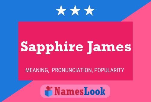 Poster del nome Sapphire James