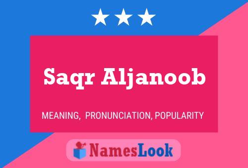 Poster del nome Saqr Aljanoob