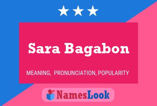 Poster del nome Sara Bagabon