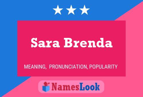 Poster del nome Sara Brenda