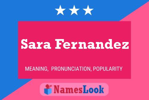 Poster del nome Sara Fernandez