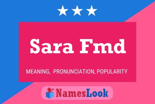 Poster del nome Sara Fmd