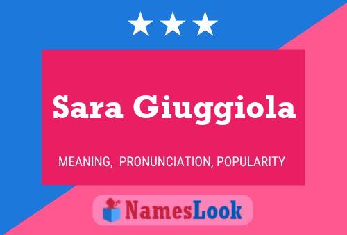 Poster del nome Sara Giuggiola