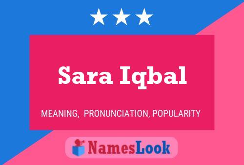 Poster del nome Sara Iqbal