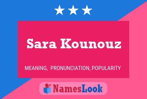 Poster del nome Sara Kounouz