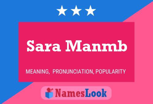 Poster del nome Sara Manmb