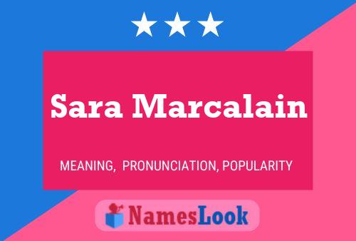 Poster del nome Sara Marcalain