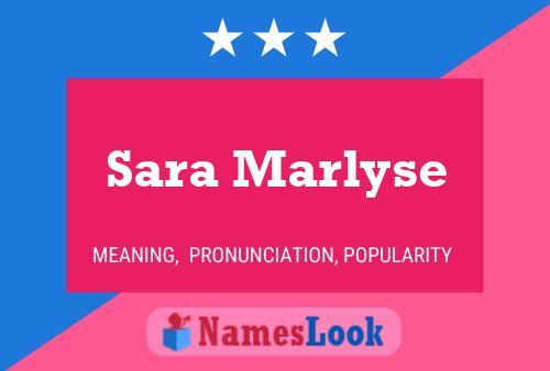 Poster del nome Sara Marlyse