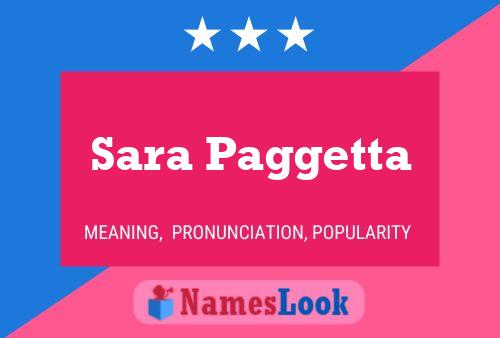 Poster del nome Sara Paggetta