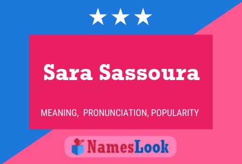 Poster del nome Sara Sassoura